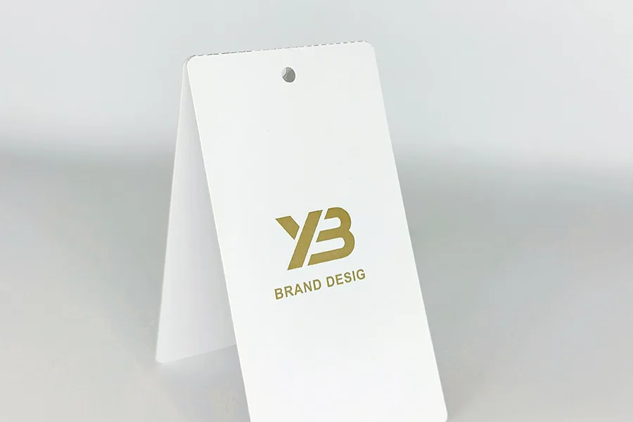 White RFID garment hangtags shown by Idenvero
