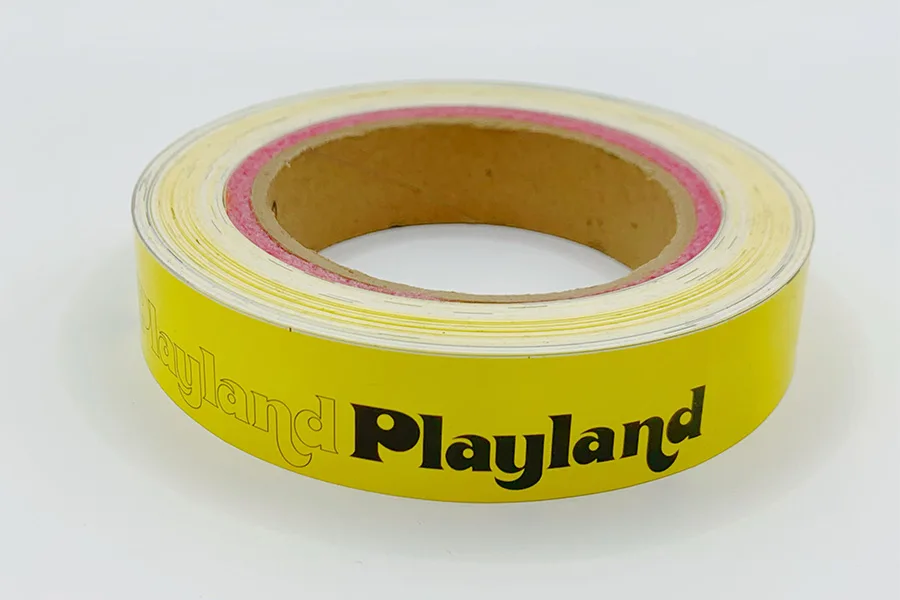 Displayed RFID paper wristband product